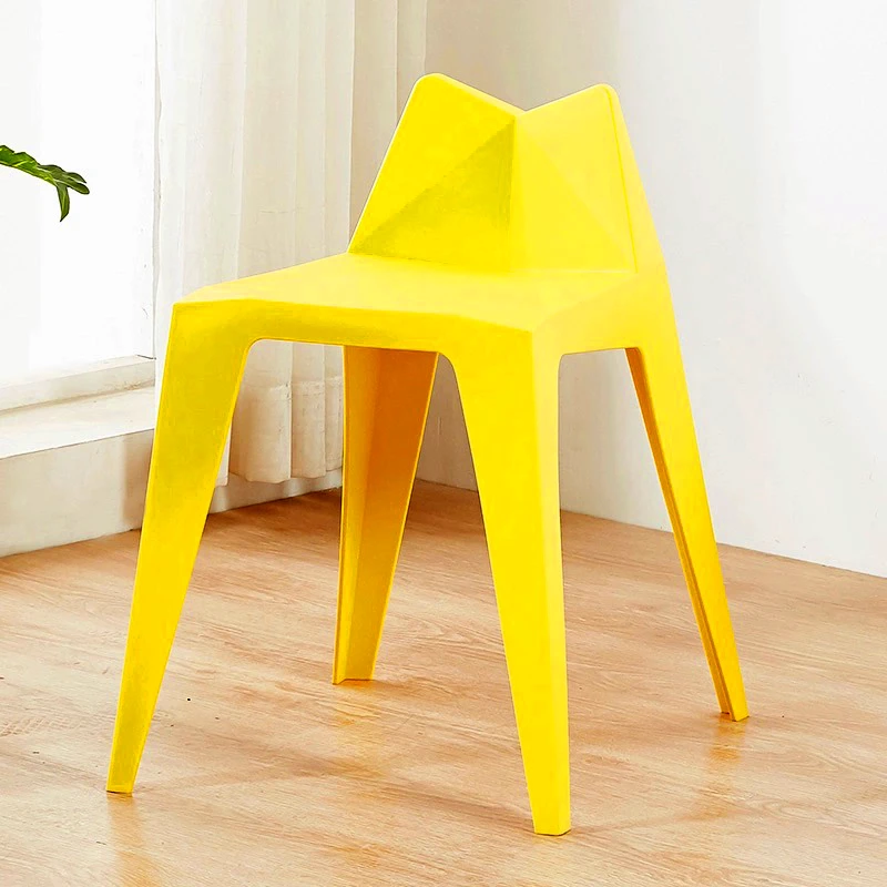 Yellow plastic chairs sale